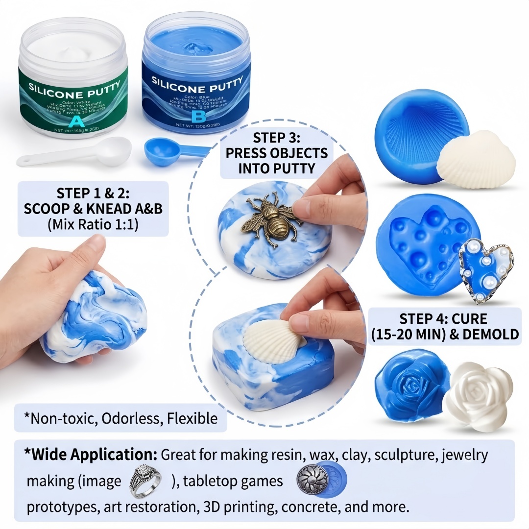 Silicone Putty Mold Making Sup - огляд і ціна Candle Making Things