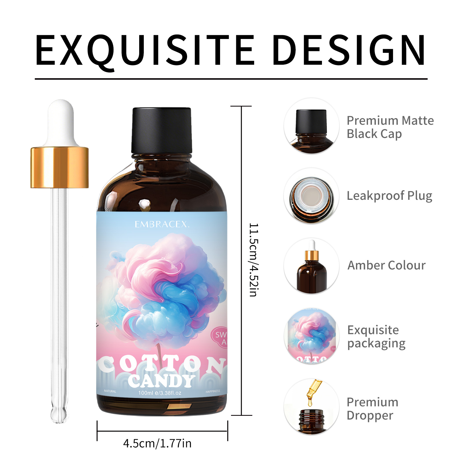 100ml Cotton Candy Essential O - огляд і ціна Candle Making Essential Oil