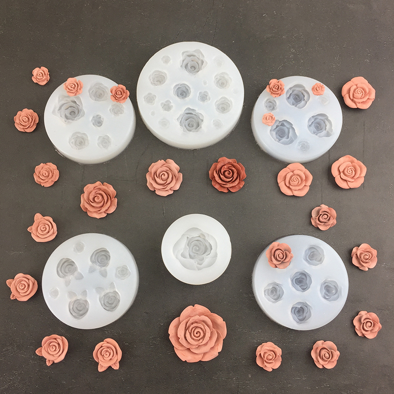 3D Rose Flower Shape Leaf Sili - огляд і ціна Candle Making Items