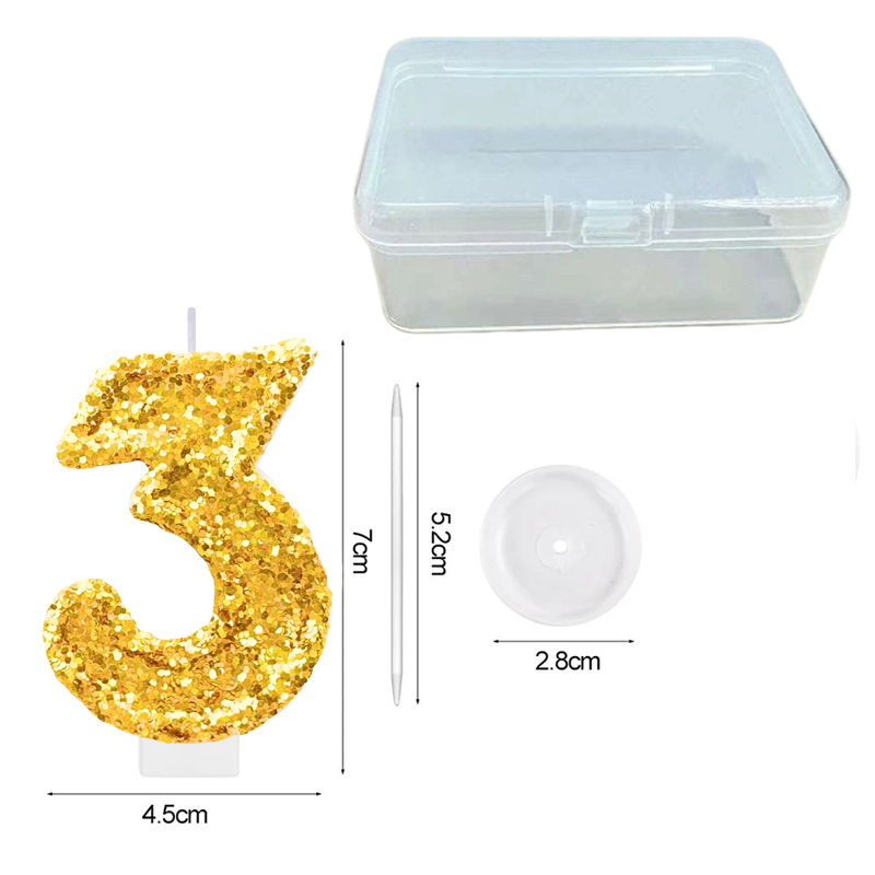 Digital Birthday Candle Gold C - огляд і ціна Candle Making Things