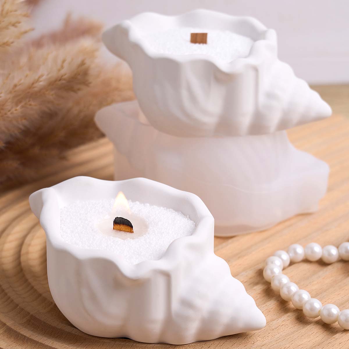 Conch Candle Jar Silicone Mold - огляд і ціна Kraft Box Candle