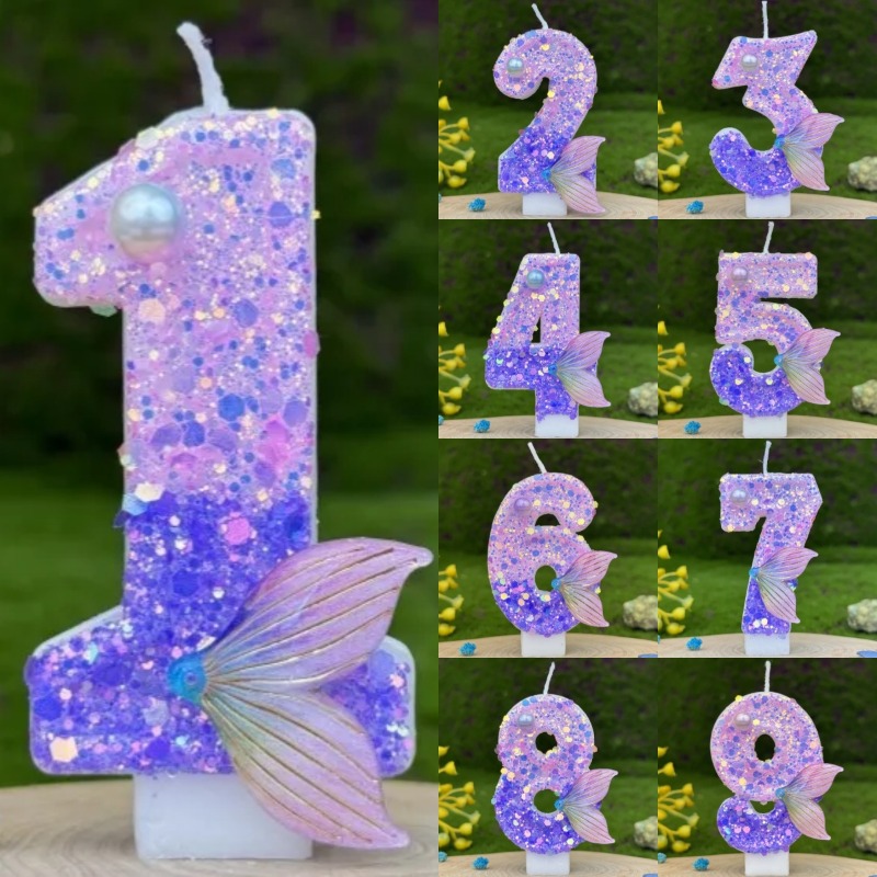 Glitter Purple Gradient Mermai - огляд і ціна Candle Making Things