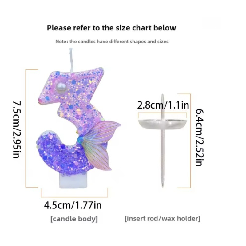 Glitter Purple Gradient Mermai - огляд і ціна Candle Making Things