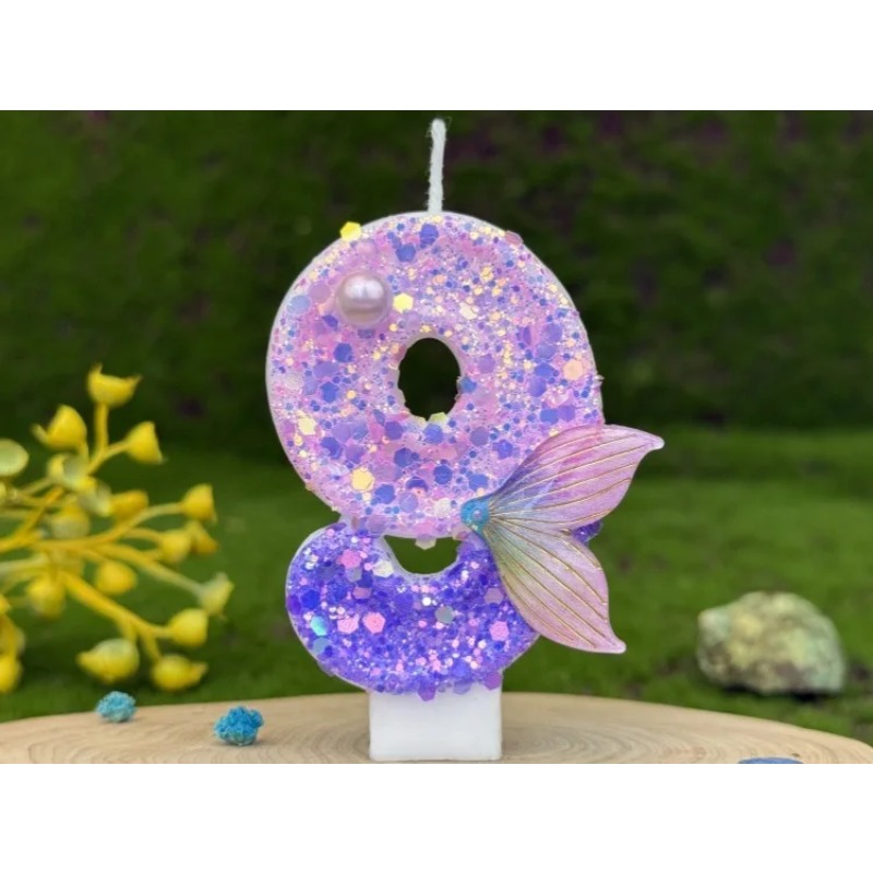 Glitter Purple Gradient Mermai - огляд і ціна Candle Making Things