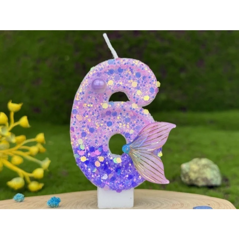 Glitter Purple Gradient Mermai - огляд і ціна Candle Making Things