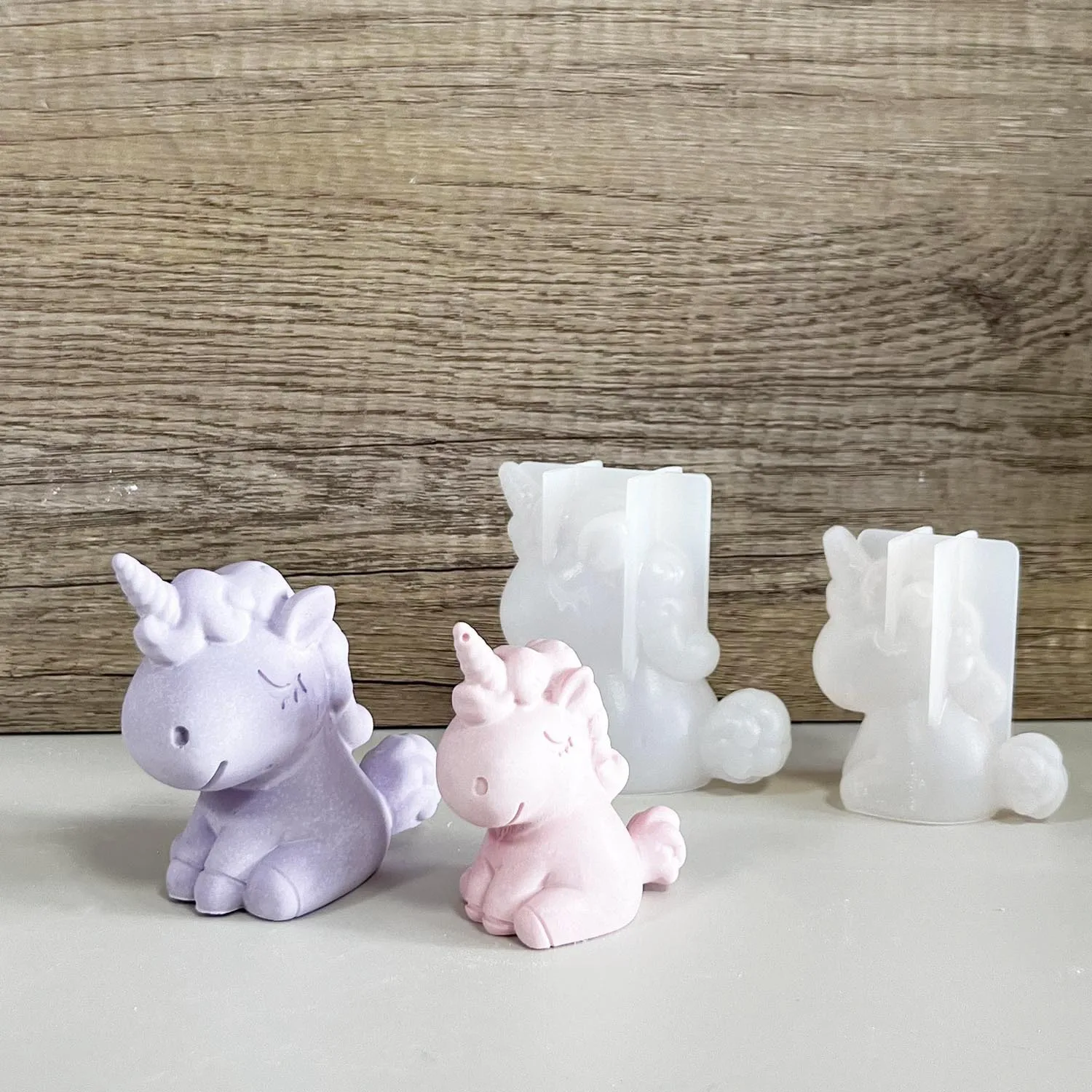 3D Geometric Silicone Unicorn  - огляд і ціна Candle Making Items