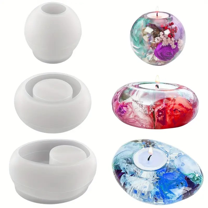 Tealight Candle Holder Resin S - огляд і ціна Candle Making Things