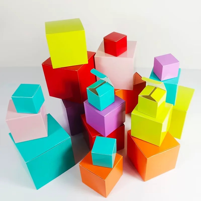 Folding Paper Box Colorful Car - огляд і ціна Kraft Box Candle