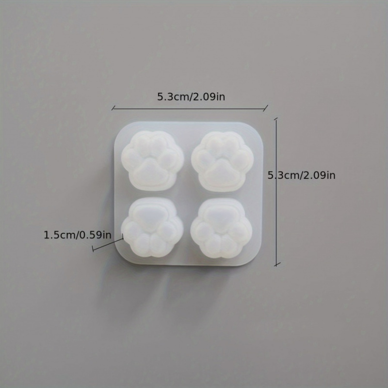 1Cat Paw Pattern Silicone Mold - огляд і ціна Candle Making Things