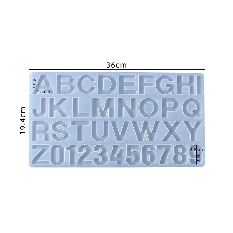 1pc/2pcs/3pcs LettersAtoZ，Numb - огляд і ціна Candle Making Things