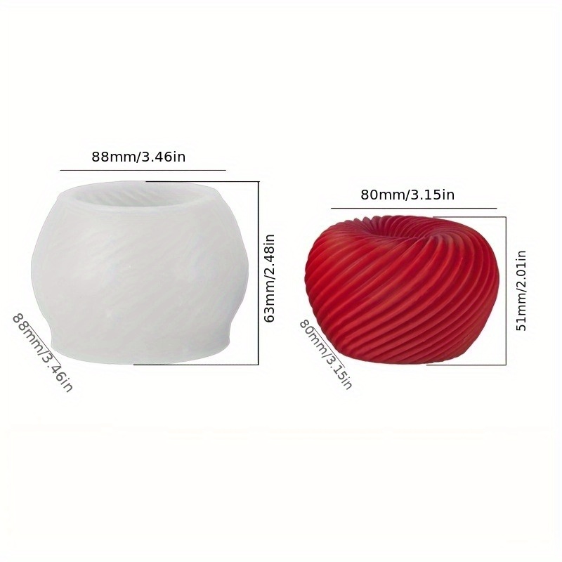 A trendy red apple silicone mo - огляд і ціна Candle Making Things